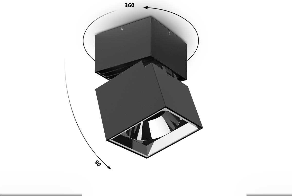 Surface Mounted Adjustable Downlight