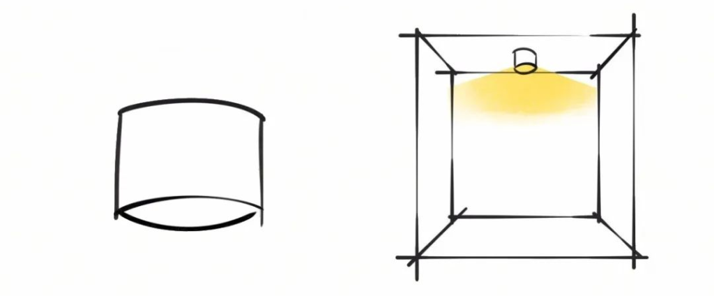 Surface mounted downlight