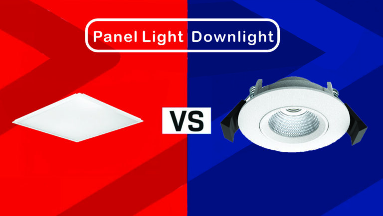 panel light and downlight